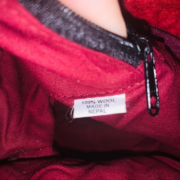 RISING TIDE | Wool Boho Floral Pom Handbag Purse - Picture 7 of 8